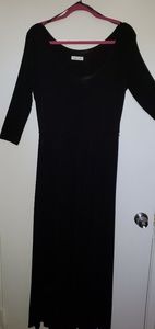 Calvin Klein 3/4 sleeves maxi dress